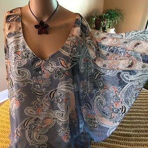 Scarf blouse 3x